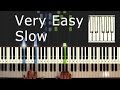 Chopsticks - Piano Tutorial Easy SLOW - How To Play (Synthesia)
