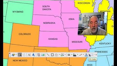 Dividing a PowerPoint State, County or Country Map in Half to Show Two Territories, Part 2