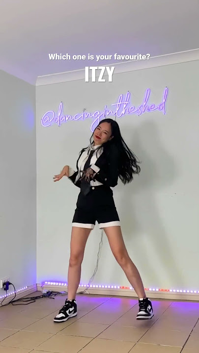 BLACKPINK x ITZY x LE SSERAFIM k-pop remix dance challenge cred @jeowoon  #kpopremix #kpopdancecover