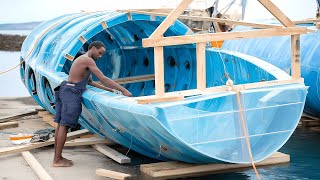 He Built an Amazing Boat From a 5,000 Liter Water Tank by @MustaqimMuhammadHatta