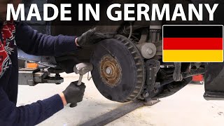 How much rust is in VW ID3 drum brakes after two years?