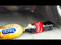 CRUSHING CRUNCHY & SOFT THINGS BY CAR! EXPERIMENT:Car vs HUGE ICE CREAM and Cocacola, Fanta Balloons