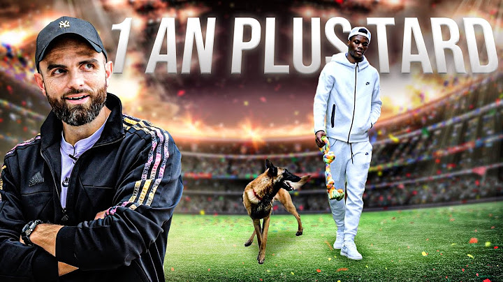 Aurélien Tchouaméni and his Malinois: 1 year later!