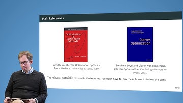 1.2 Optimization Methods - Course Organization