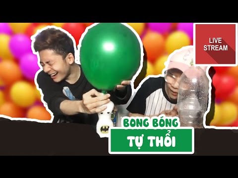 TRỰC TIẾP: THÍ NGHIỆM BONG BÓNG TỰ THỔI CÙNG GẤU BÉ - TRỰC TIẾP: THÍ NGHIỆM BONG BÓNG TỰ THỔI CÙNG GẤU BÉ
