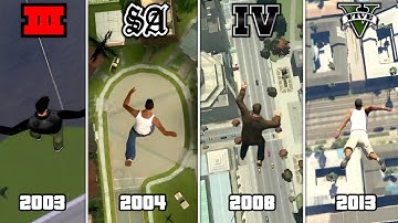 Falling From the Highest Points in All GTA Games (1997–2025)