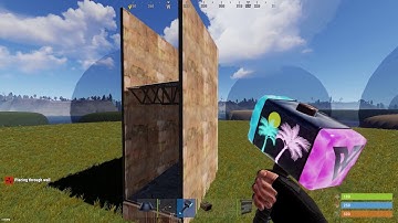 Rust ramp peek down and shooting floor