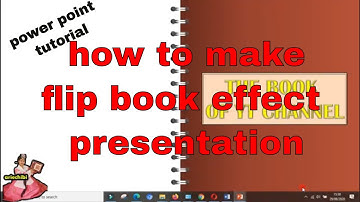 how to make flip book effect at Powerpoint Presentation