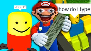 Мульт Mario Plays Roblox