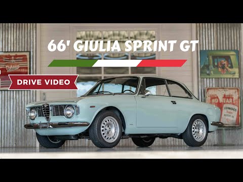 Bring A Trailer: 1966 Alfa Romeo Giulia Sprint GT Drive Video & Walk Around