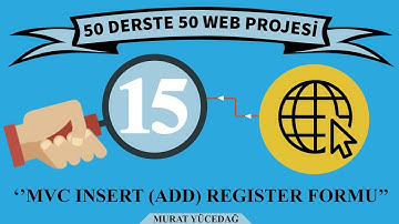 50 Derste 50 Web Projesi 15 Mvc Insert(Add) Register Formu