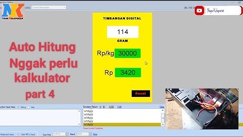 Nextion Projek Load Cell Arduino||Timbangan Digital part4