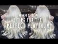 5 Rules for the Perfect Platinum - color correction tutorial, white blonde, silver hair formulas