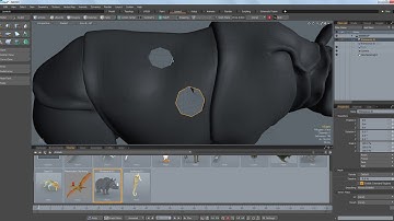 Modo tutorial - Holes on a complex surface