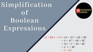 Simplification of Boolean Expressions