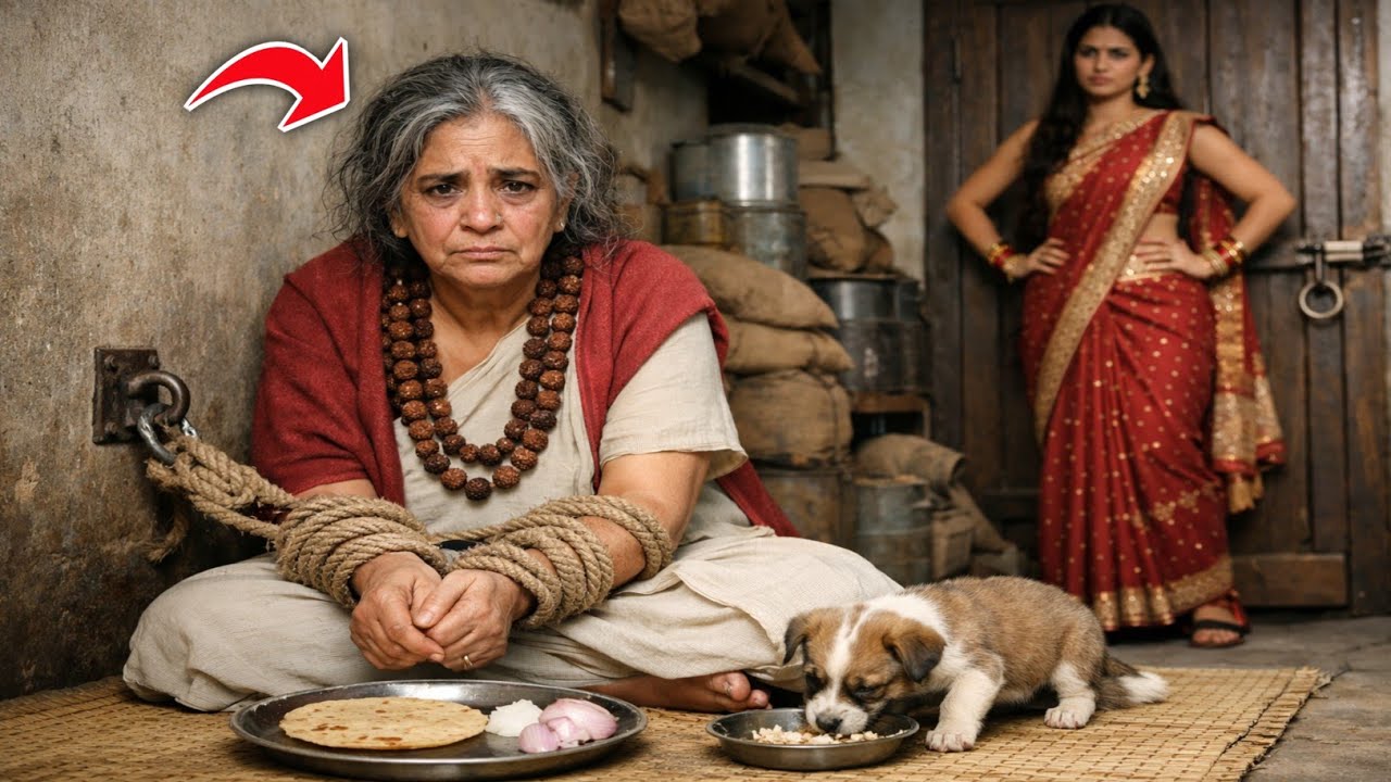 बेटे-बहू ने बूढ़ी माँ को पागल बताकर स्टोर रूम में कैद किया, लेकिन भगवान के घर देर था अंधेर नहीं, फिर