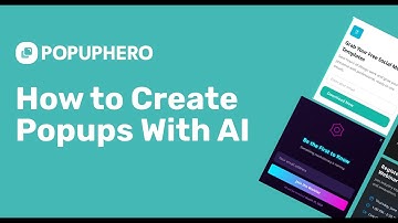How to create Popups with AI with Popup Hero V2!