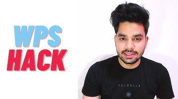 Hack WIFI with WPS hack in 1 minute