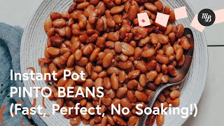 Instant Pot Pinto Beans (Fast, Perfect, No Soaking!) | Minimalist Baker Recipes