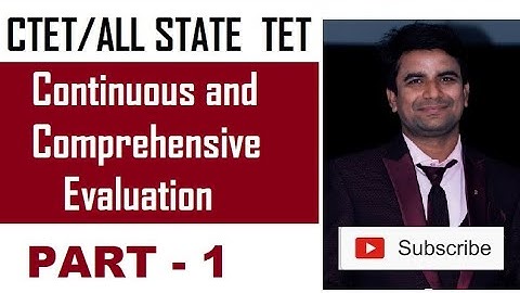 17. Continuous and Comprehensive Part - 1 CTET/UPTET CDP  by Your Online Partner Deepak Himanshu