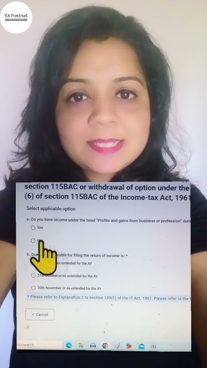 How To File 10 IEA File Form 10 IEA Select Old Tax Regime YouTube how-to-file-10-iea-file-form-10-iea-select-old-tax-regime-youtube
