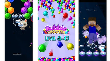 BUBBLE SHOOTER 2022😻 │ Level  41 to 43
