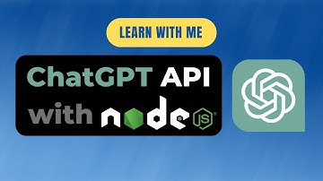 Chat GPT API using Node.js | Learn with me
