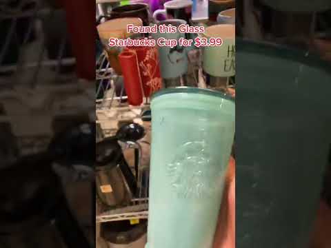 Glass Starbucks Cup