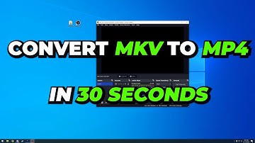 How to Convert MKV to MP4 using OBS | FREE