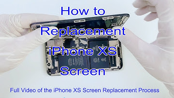 Full Video of the iPhone XS Screen Repalcement Repair Guide