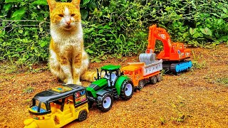Toys For Kids | Mahindra Tractor, Out Rickshaw, Truck , Wood Tractor, Jcb | DL Toys