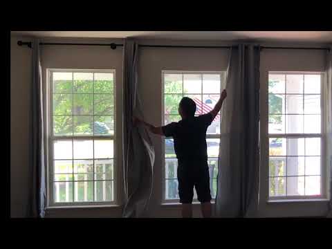 DIY curtain rod Extension / Extender