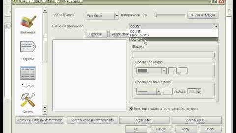Argongra QGIS1 2-3. Simbología. Valor único
