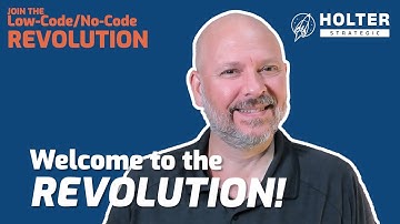 Welcome to the Low-Code/No-Code Revolution!
