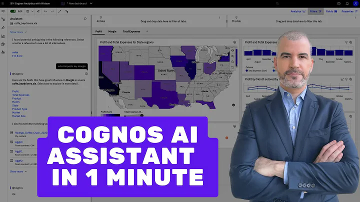 Cognos Analytics AI Assistant in 1 minute