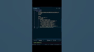 Vue JS App in Python - Part 1/2⚡️ #shorts #coding #programming #python #javascript