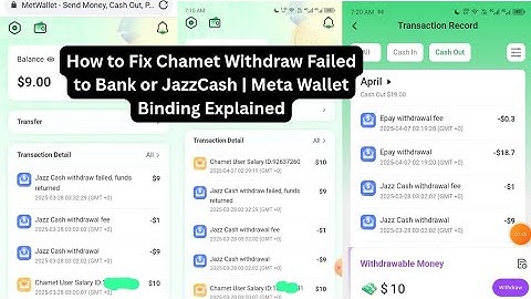 Chamet, Chillchat, Matemet Withdrawal Failed? $1 Fee Cut & Meta Wallet Live Fix | 100% Working |2025