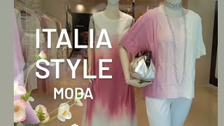 Italia Vetrine.Fashion Italy. Spring 2024. Italia style.