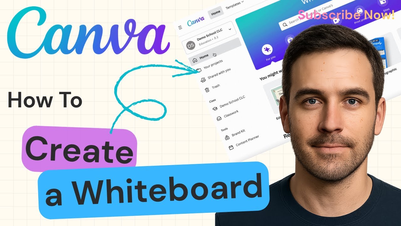 How To Create Whiteboards in Canva | Canva Whiteboard Tutorial 2025 ...