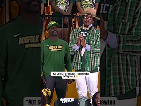Cam Newton pulled out the Lee Corso 🤝