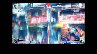 Super Street Fighter 4 RB 1:2 - 4th Quarter Finals - Jiji (Sagat) Vs Shinji (Guile)