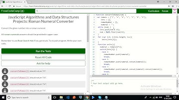 freecodecamp-Roman Numeral Converter-solution