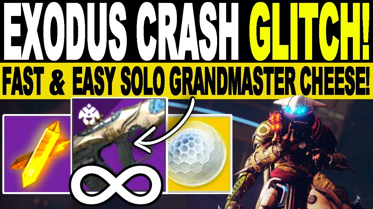 New GRANDMASTER GLITCH! Solo EXODUS CRASH Nightfall & Easy LOOT FARM! Destiny 2 Season Of Plunde