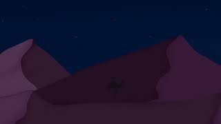 Рисуем мультфильмы 2 ночна пустыня | Draw cartoons 2 night desert