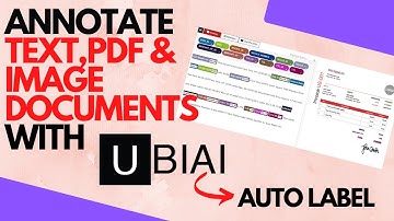 Annotate Text, PDF & Image Documents for LayoutLM, and Spacy Models using  UBIAI tool | NLP