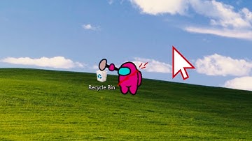 Impostor tried to break Recycle Bin... Saviour Cursor... Among Us short animation