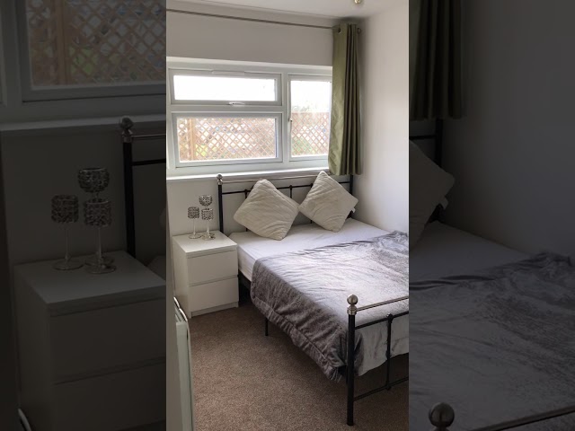 Video 1: Bedroom with black out curtains and triple glazed window