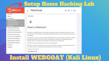 How to Install WEBGOAT on Kali Linux
