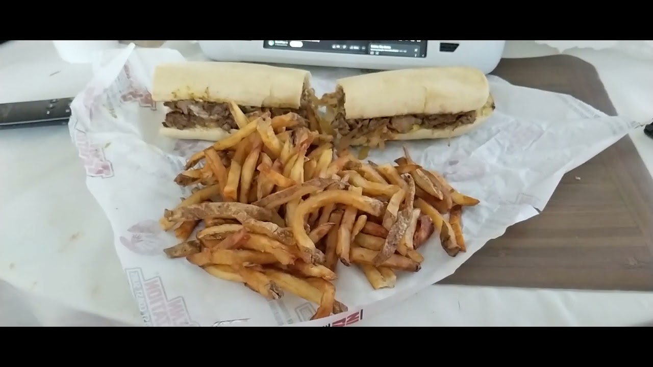 Penn Station Cheesesteak Sub and Fresh-cut Fries