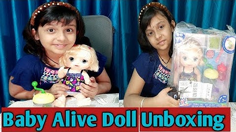 BabyAlive Doll Unboxing |Unboxing  Details of Baby Alive Happy Hungry Baby Doll| learnwithpriyanshi